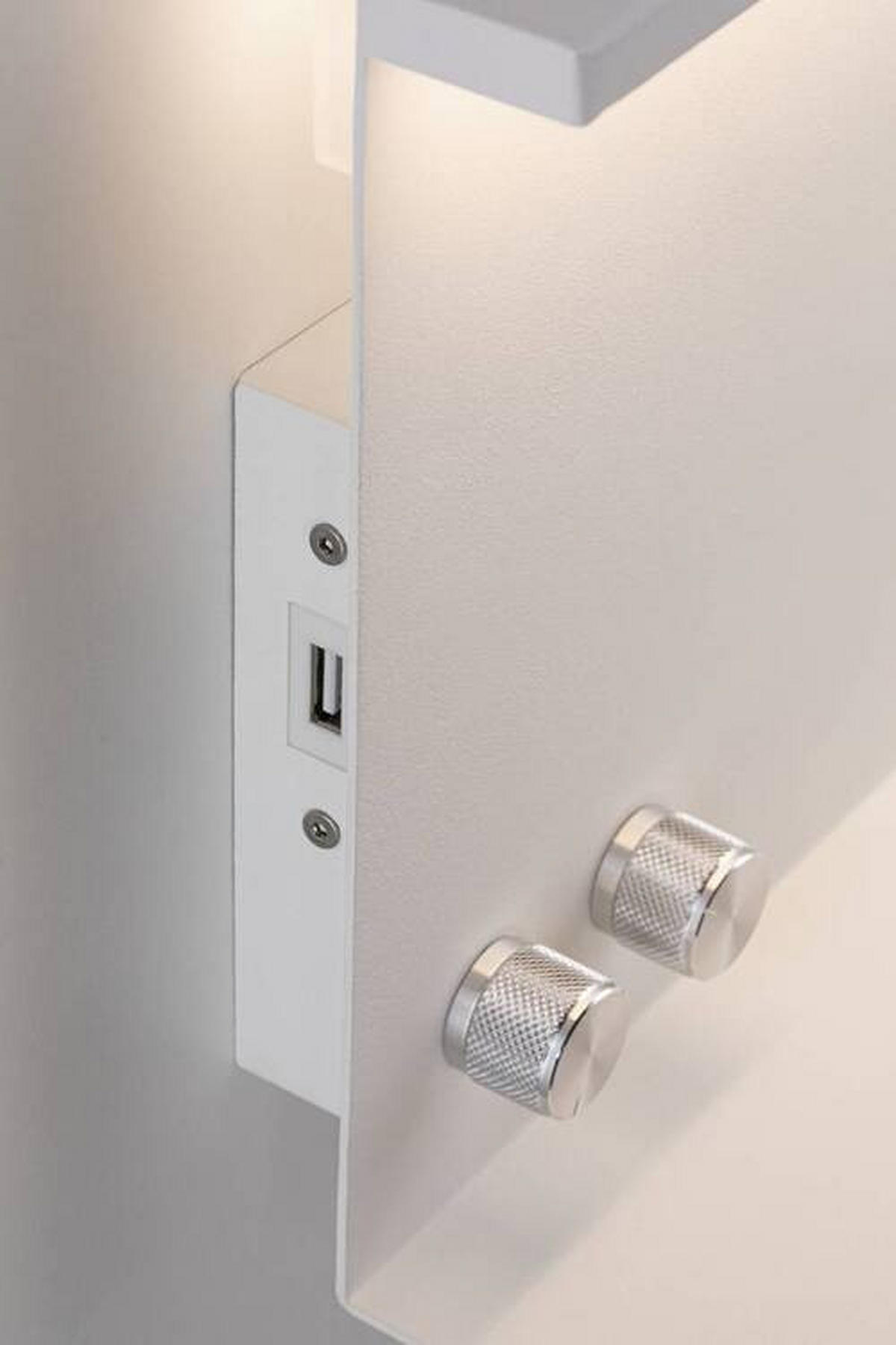 LED-WANDLEUCHTE 35/20 cm   - Weiß, Design, Metall (35/20cm) - Paulmann