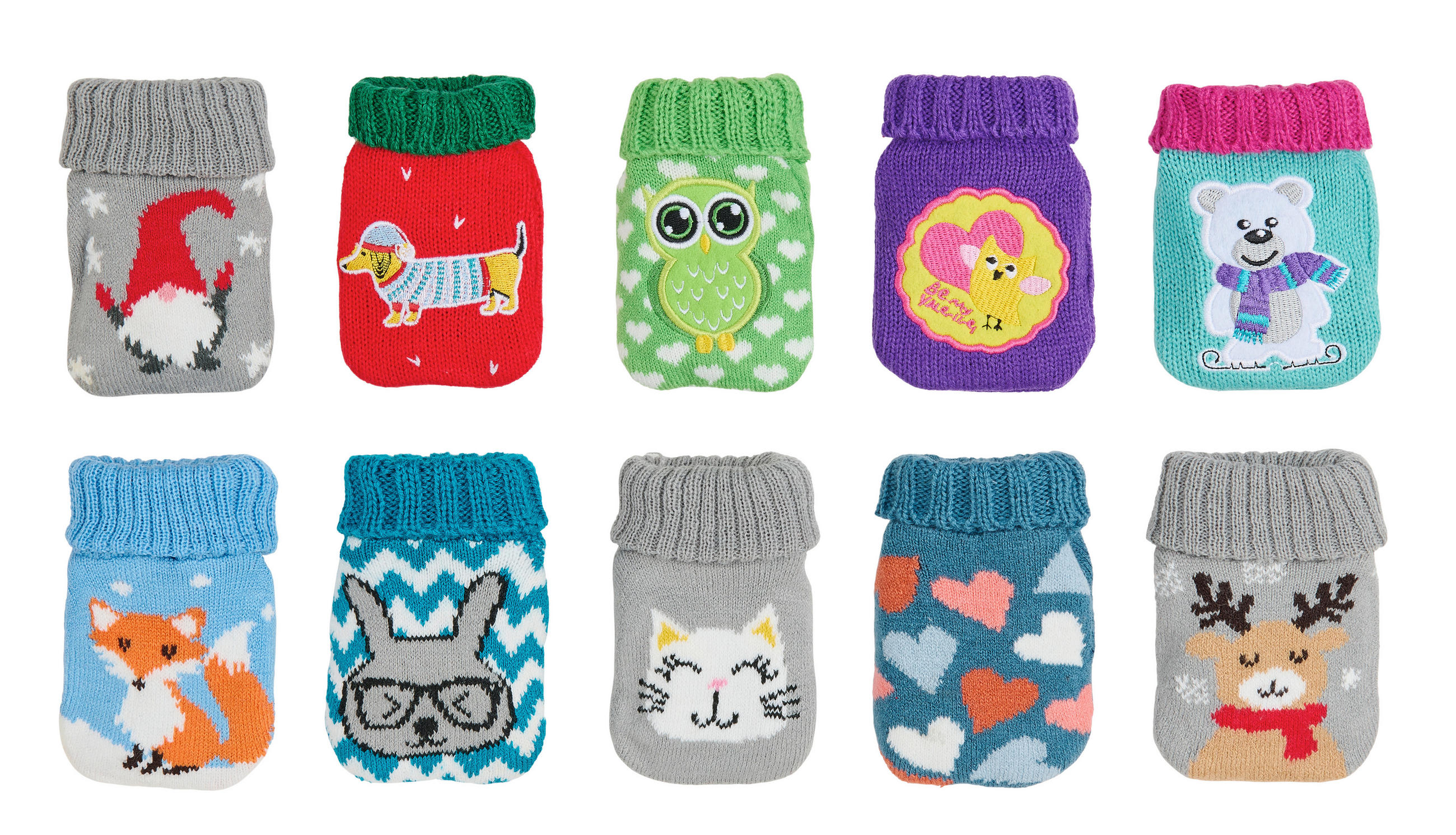 HANDWÄRMER - Multicolor, LIFESTYLE, Kunststoff/Textil (7/12cm) - X-Mas