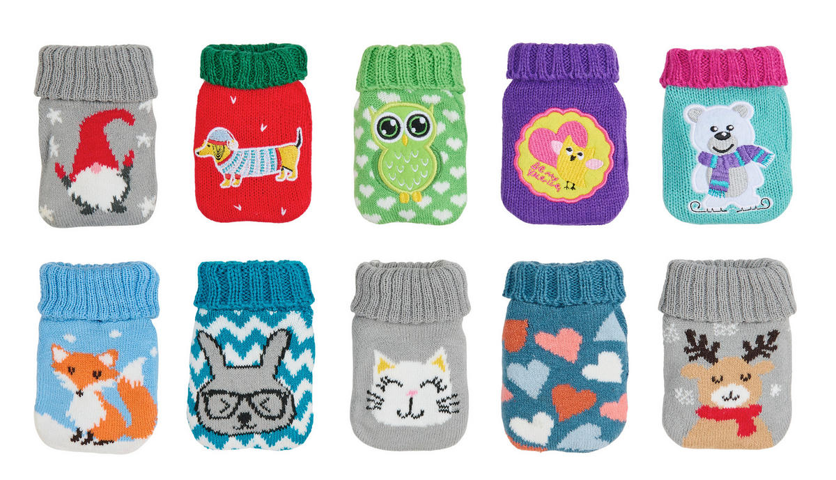 HANDWÄRMER - Multicolor, LIFESTYLE, Kunststoff/Textil (7/12cm) - X-Mas