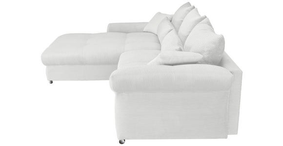 ECKSOFA Naturfarben Cord Zierkissen, Rückenkissen, Rücken echt  - Chromfarben/Naturfarben, KONVENTIONELL, Textil/Metall (225/335cm) - Carryhome