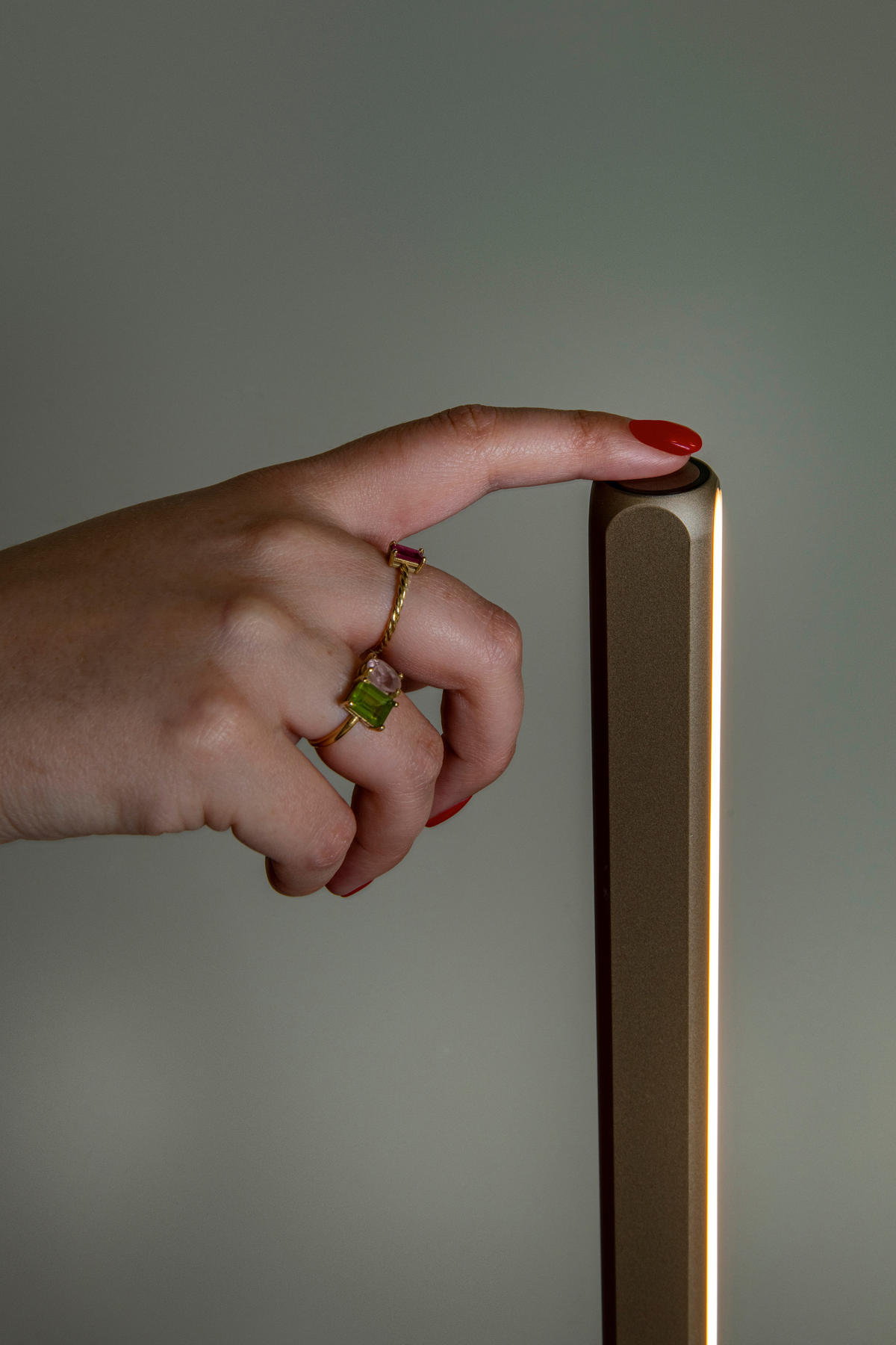 LED-STEHLEUCHTE BRAGA 30/30/155 cm   - Braun, Design, Metall (30/30/155cm) - Lucide