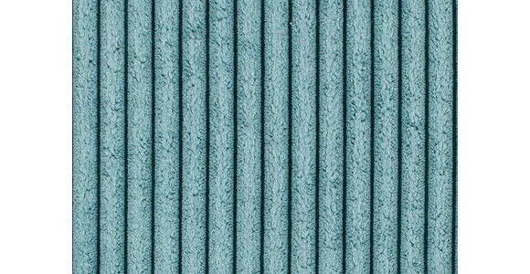 SCHLAFSOFA Cord Türkis Zierkissen, Rückenkissen, Bettkasten, Schlaffunktion, Rücken echt  - Türkis/Schwarz, Design, Kunststoff/Textil (250/92/105cm) - Carryhome