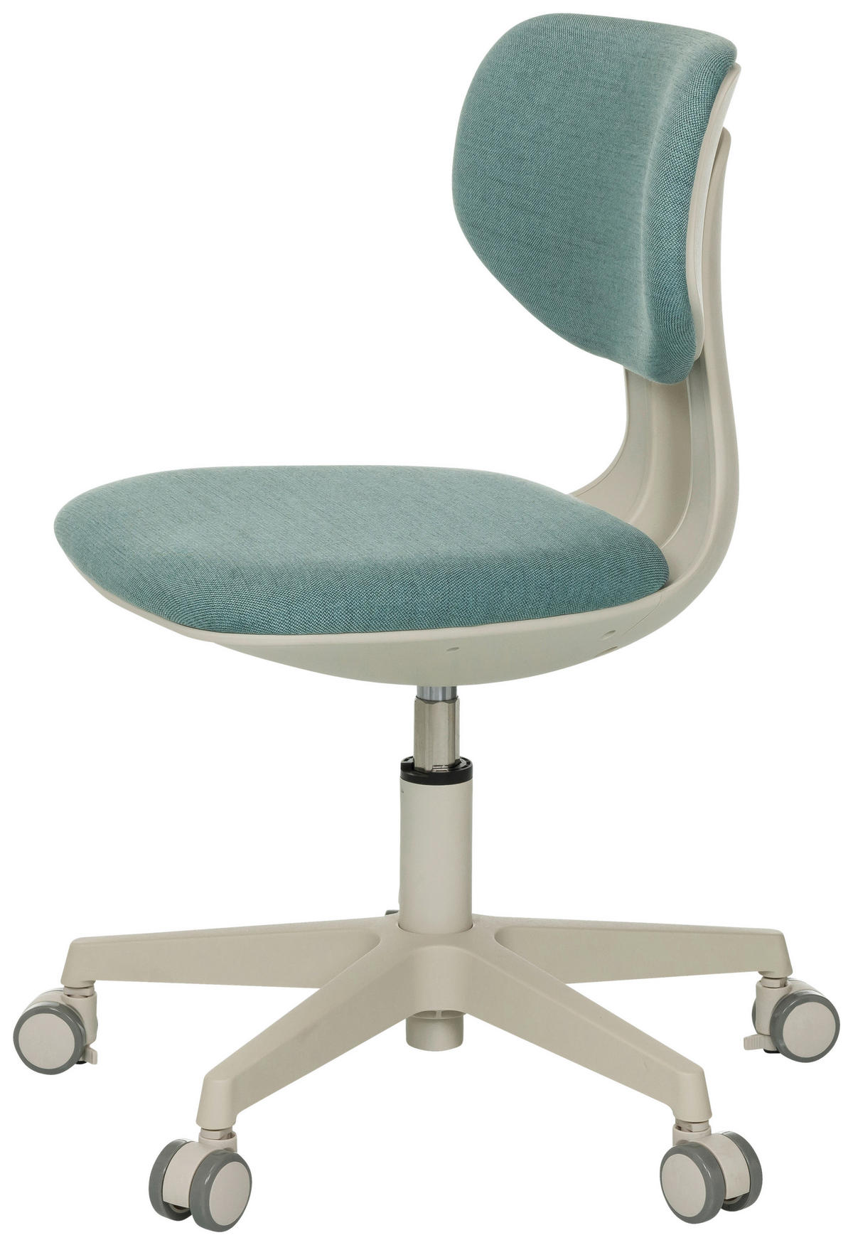 JUGENDDREHSTUHL Struktur Blau  - Blau/Creme, MODERN, Kunststoff/Textil (52/70 - 79/52cm) - MID.YOU