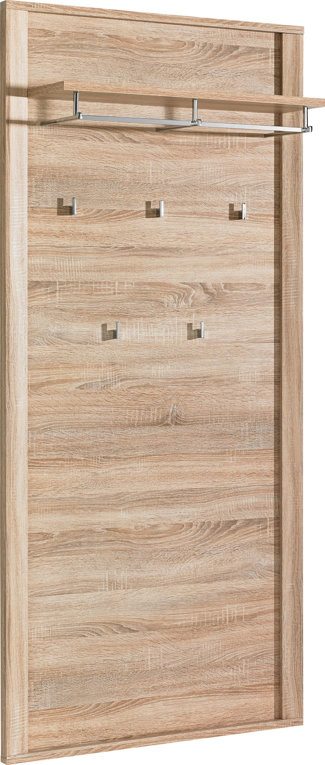 GARDEROBENPANEEL  in 90/196/27 cm  - Eichefarben, Basics, Holzwerkstoff (90/196/27cm) - MID.YOU