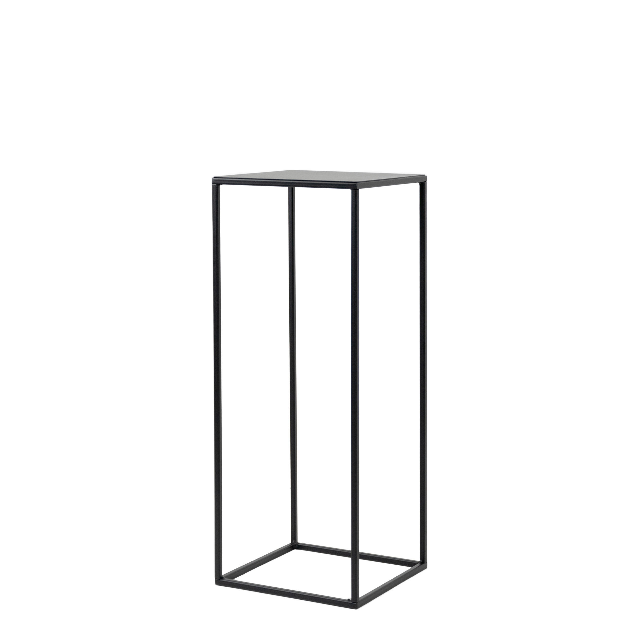 BLUMENSTÄNDER Metall  - Schwarz, Basics, Metall (25/62/25cm)