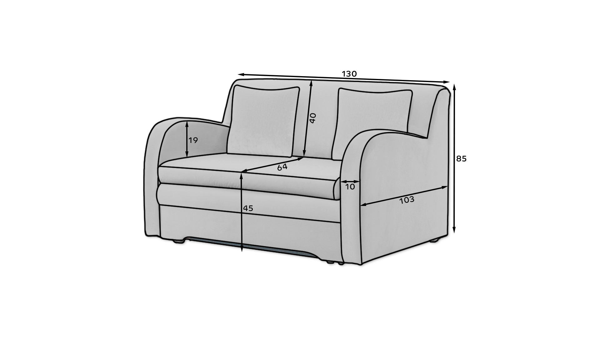 Thumbnail - Mid.you Schlafsofa, Blau, Textil, 2-Sitzer, 244x97x97 cm, Wohnzimmer, Sofas & Couches, Schlafsofas, Schlafsofas mit Bett...