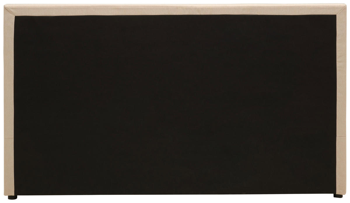POSTELJA Z VZMETNICO 180 cm   x 200 cm  , peščene barve  - črna/peščene barve, Konvencionalno, umetna masa/les (180/200cm) - P & B