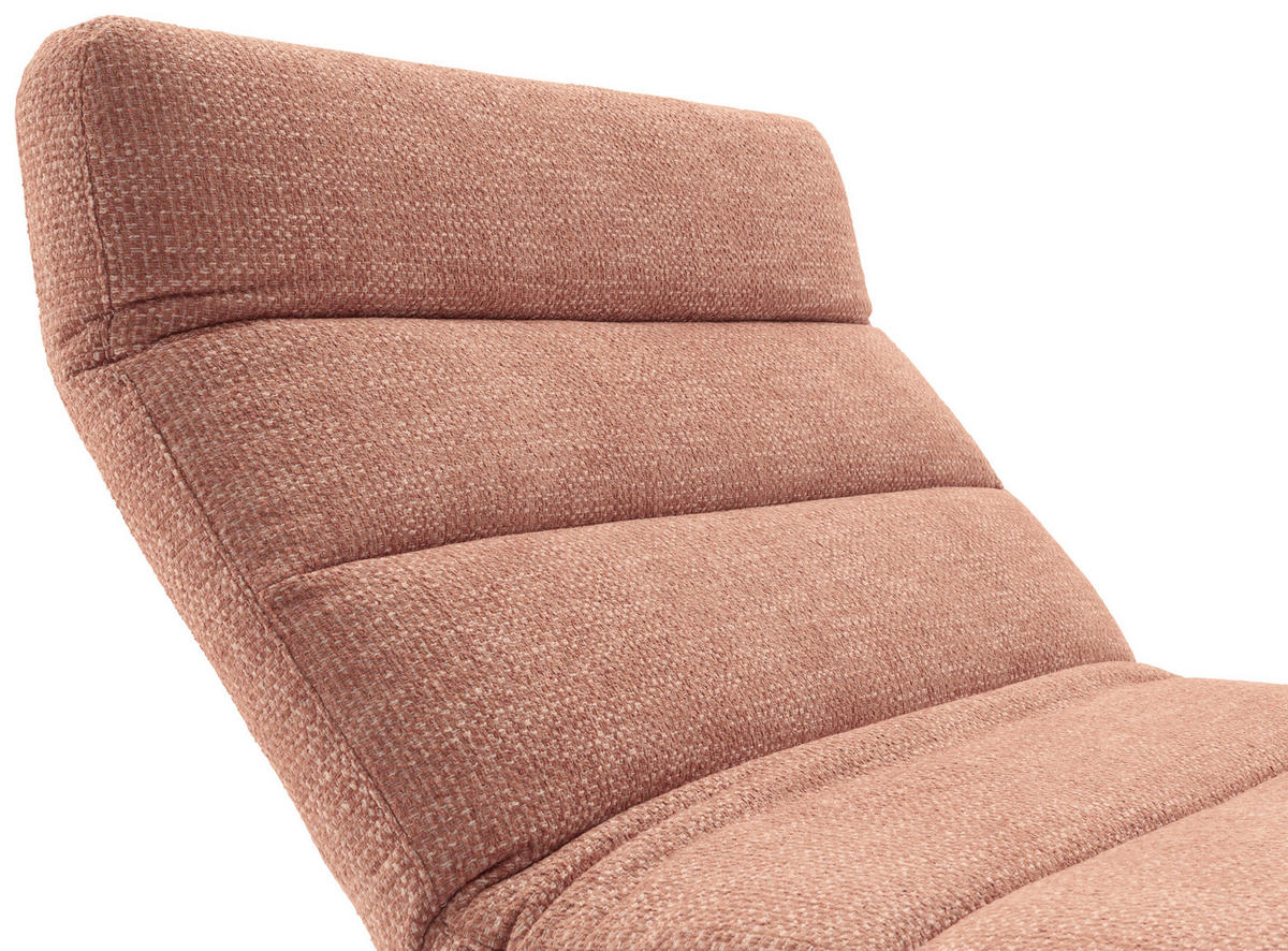 RELAXLIEGE Chenille Orange  - Schwarz/Orange, Design, Textil/Metall (120/54-113/158-198cm) - Pure Home Lifestyle