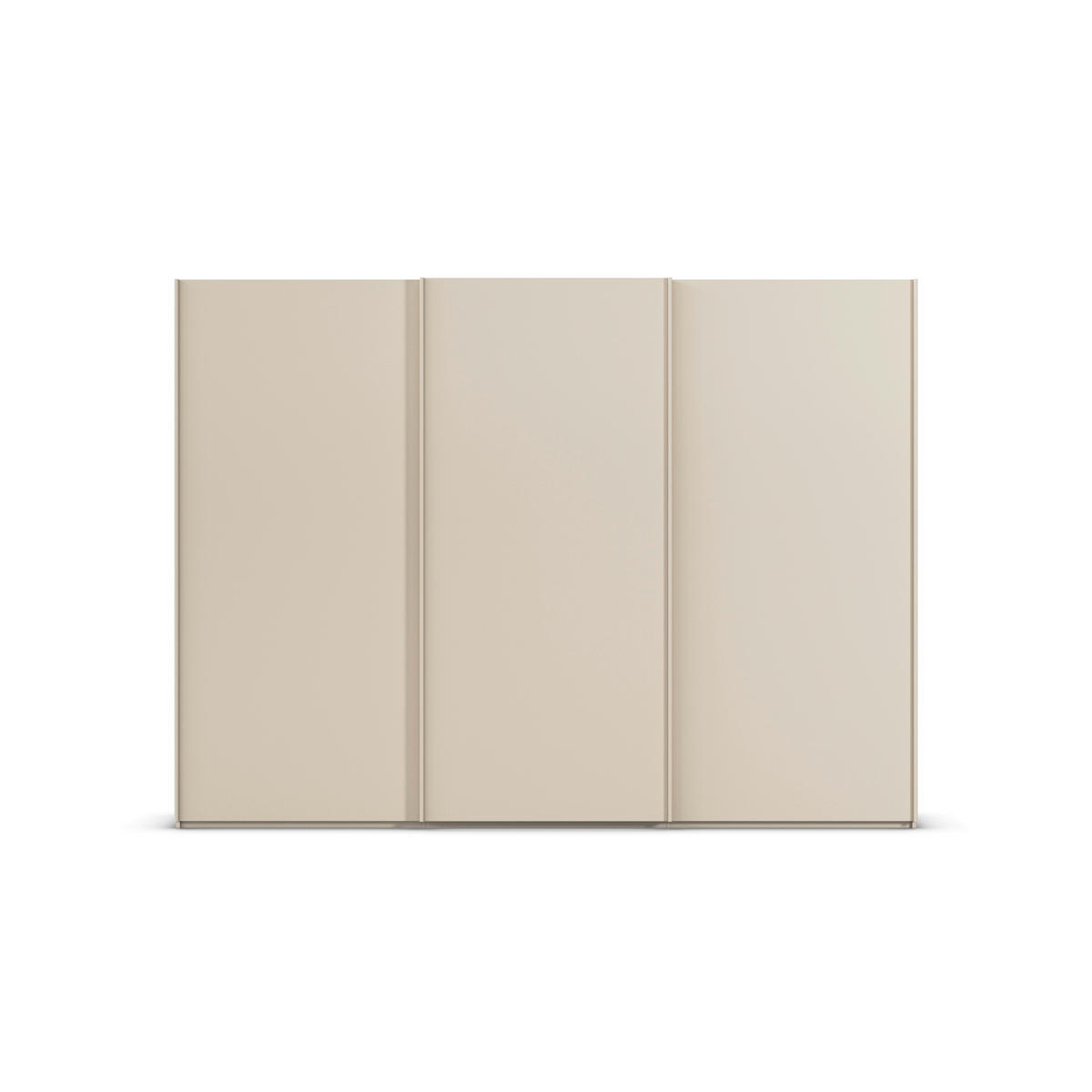 SCHWEBETÜRENSCHRANK 301/223/69 cm,  in Champagner, 3 Tür(en)  - Champagner, Basics, Holzwerkstoff/Metall (301/223/69cm) - Rauch Möbel