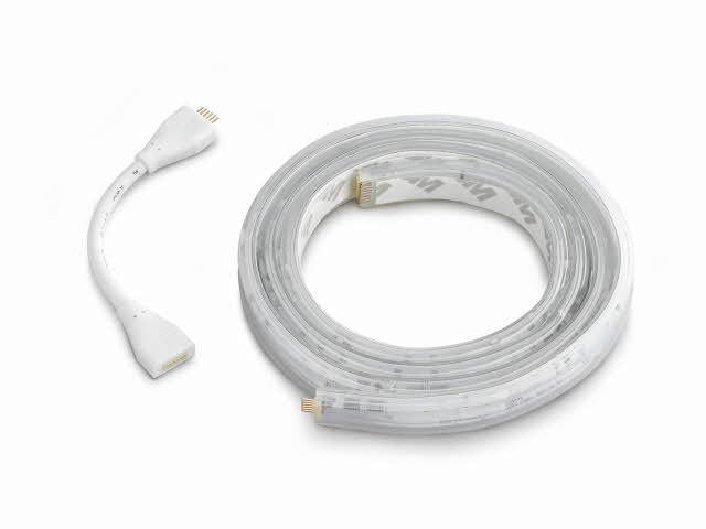 LED-STRIP White & Color Lightstrip Plus Extension 1m  - Weiß, Basics, Kunststoff (100cm) - Philips HUE