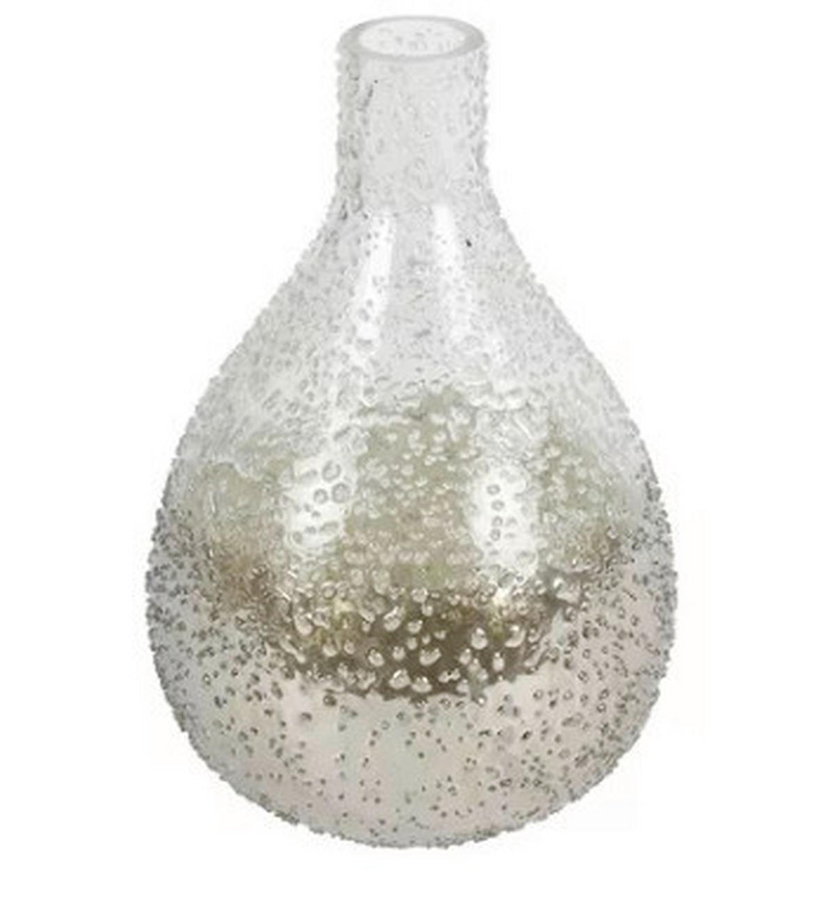 DEKORATIVNA VAZA  steklo  - zlate barve, Design, steklo (24cm)