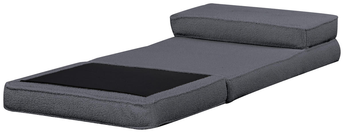 SCHLAFSESSEL in Teddystoff Grau  - Grau, MODERN, Textil (74/61,5/80cm) - MID.YOU