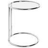 BEISTELLTISCH in Metall, Glas 45/45/55 cm  - Chromfarben, Design, Glas/Metall (45/45/55cm)