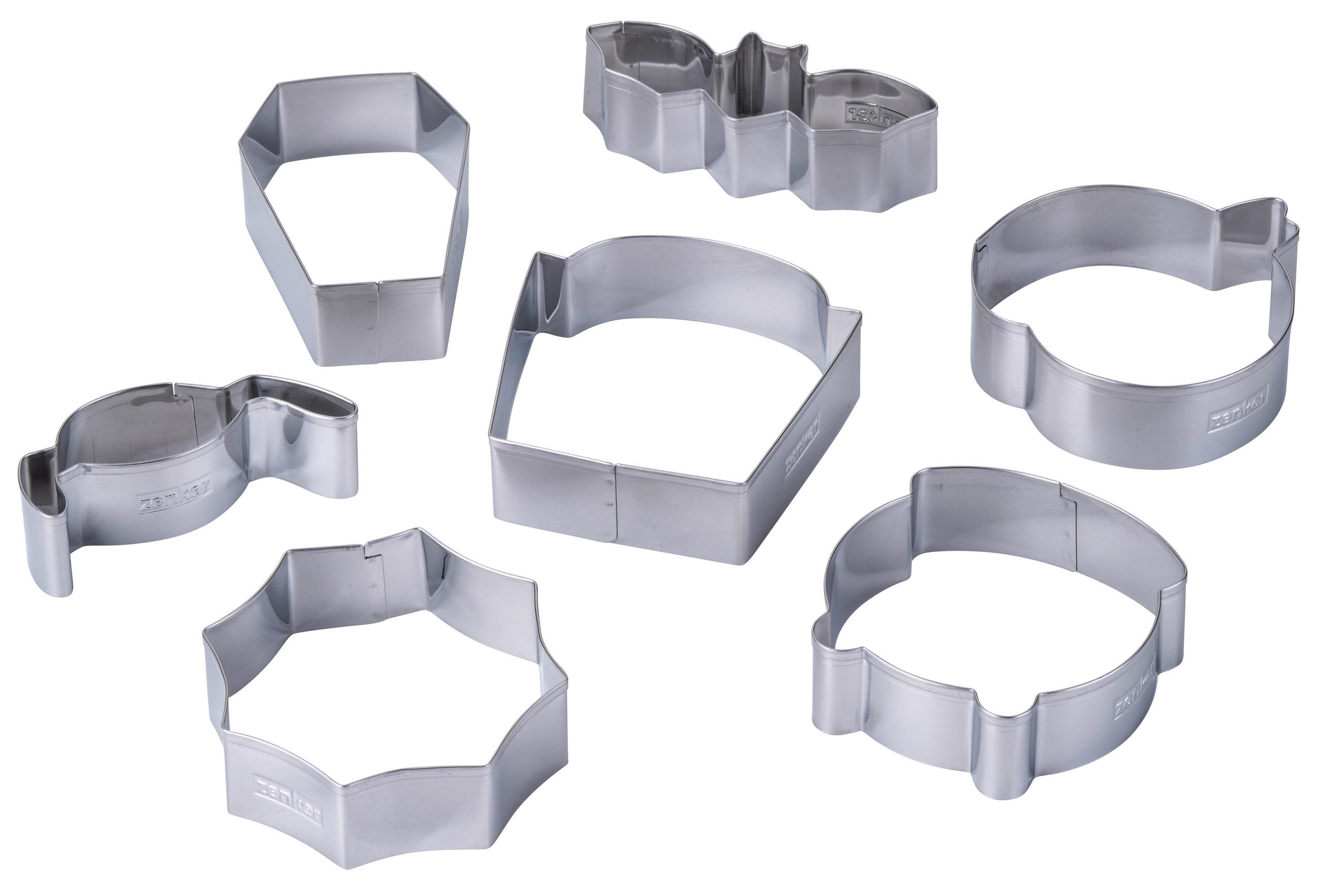 AUSSTECHFORM - Edelstahlfarben, Basics, Metall (11,4/18,7/26,4cm) - Fackelmann
