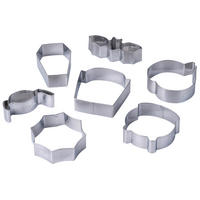 AUSSTECHFORM - Edelstahlfarben, Basics, Metall (11,4/18,7/26,4cm) - Fackelmann