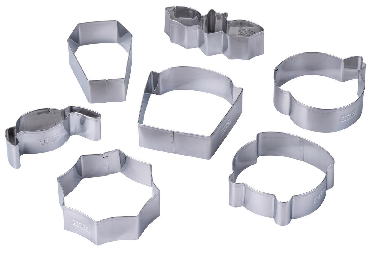 AUSSTECHFORM - Edelstahlfarben, Basics, Metall (11,4/18,7/26,4cm) - Fackelmann