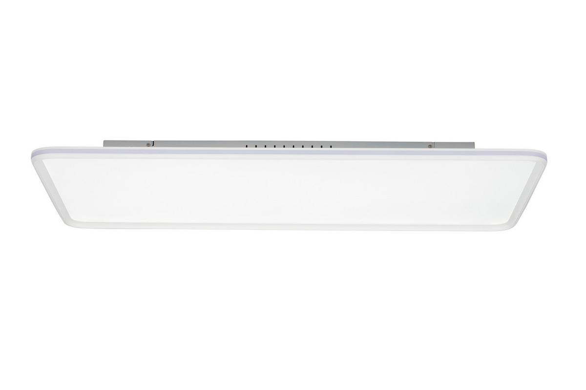 LED-DECKENLEUCHTE Bosona 110/60/7 cm  - Weiß, Basics, Kunststoff/Metall (110/60/7cm) - Novel
