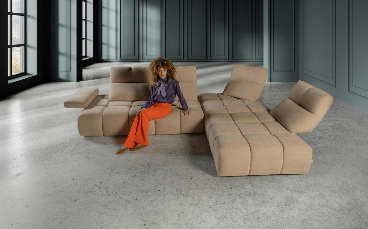 SEDEŽNA GARNITURA, tkanina  - Design, tekstil (313/233cm) - Calia Italia