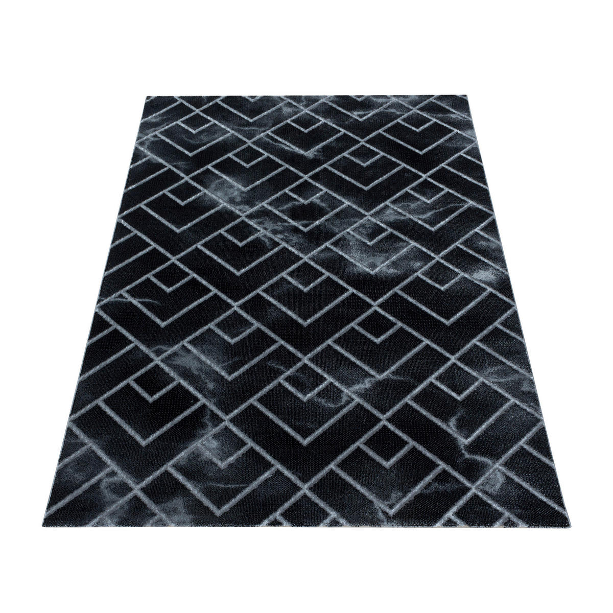 WEBTEPPICH 120/170 cm Naxos 3814 silber Silberfarben  - Silberfarben, Design, Textil (120/170cm)