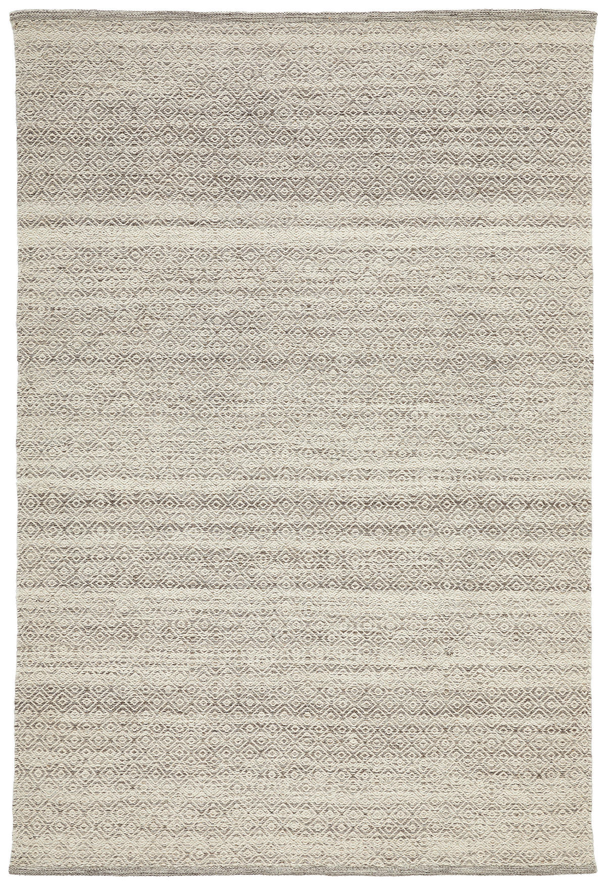 HANDWEBTEPPICH 70/130 cm Jupiter Grau  - Grau, Natur, Textil (70/130cm) - Linea Natura