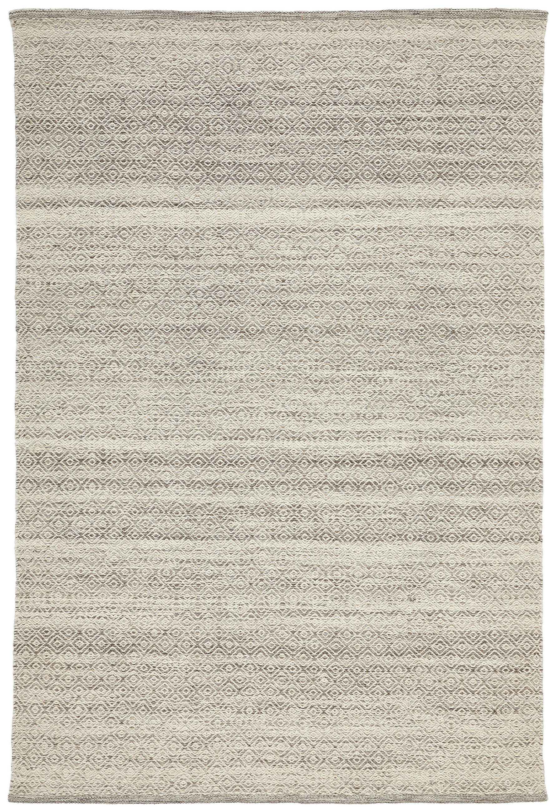 Linea Natura Handwebteppich Jupiter Grau 70x130 cm