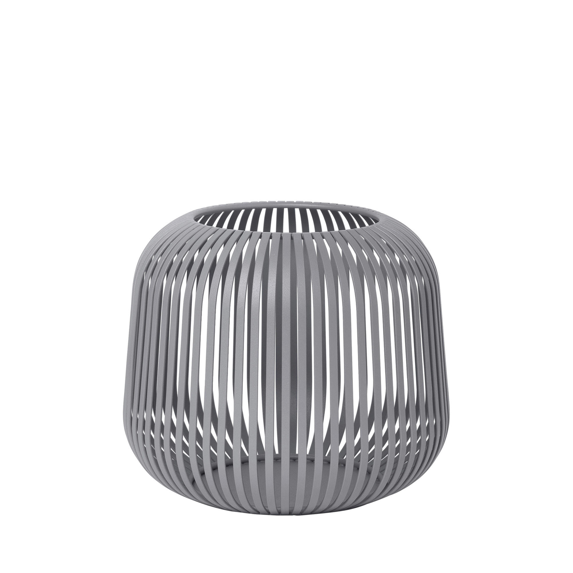 LATERNE - Grau, Design, Metall (20,5/17cm) - Blomus