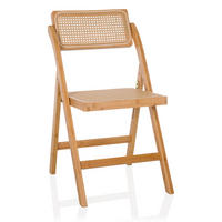 KLAPPSTUHL Bambus, Rattan Braun  - Braun, MODERN, Holz (45,5/83,5/45cm) - Gardenson