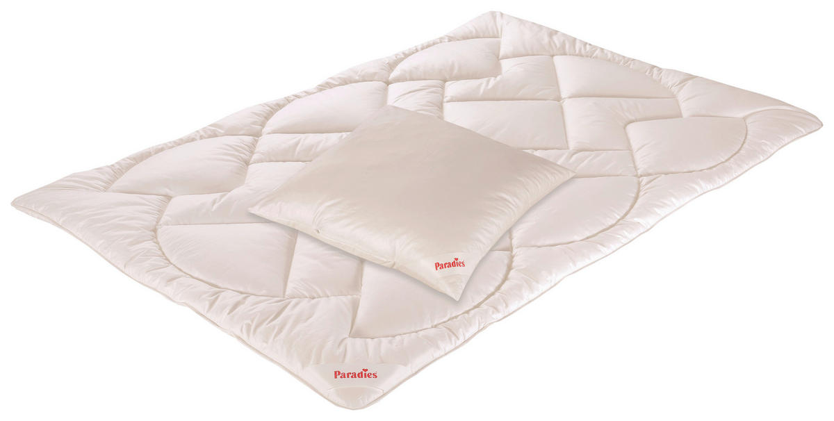 BETTENSET - Weiß, Basics, Textil (135/200cm) - Paradies