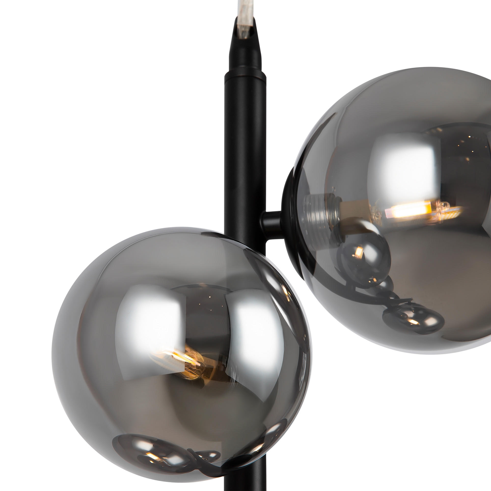 PENDELLEUCHTE Modern 29/170 cm   - Schwarz/Grau, Trend, Glas/Metall (29/170cm) - MAYTONI