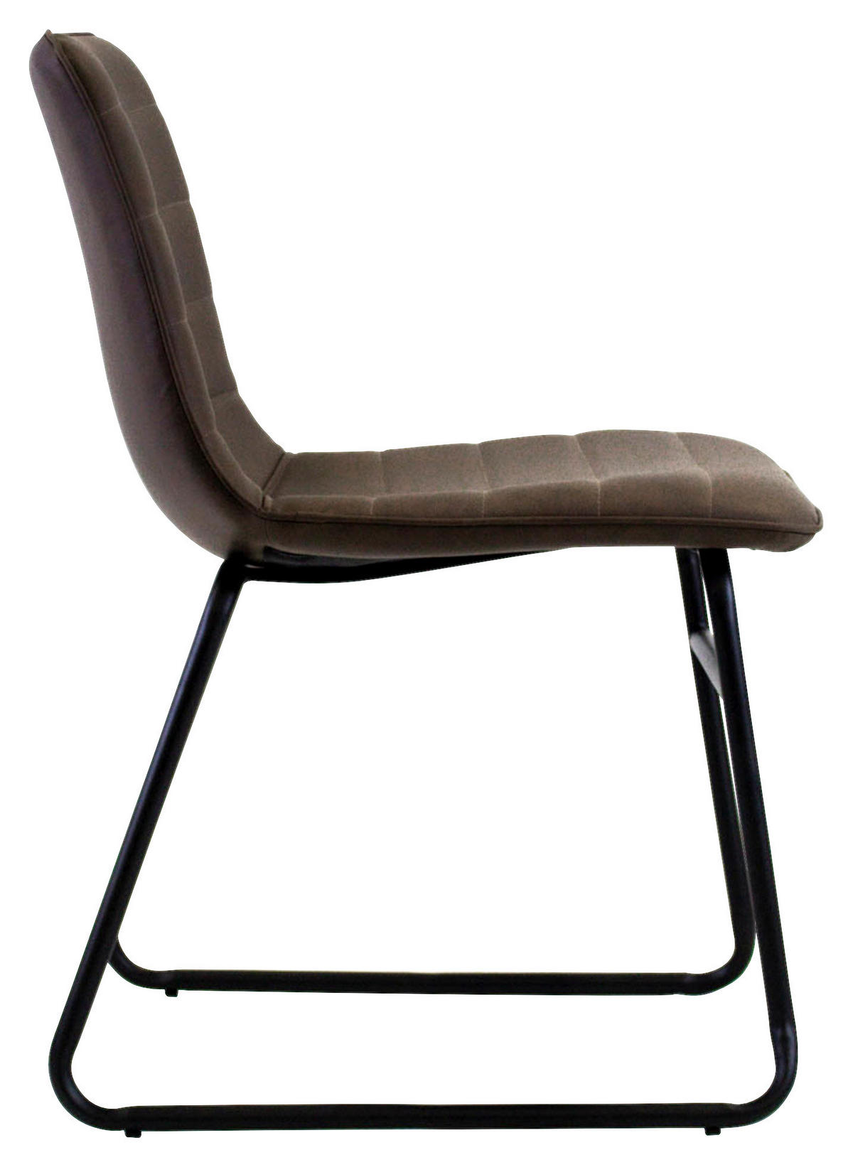 STUHL - Taupe/Schwarz, KONVENTIONELL, Kunststoff/Textil (48/77/56cm) - MID.YOU