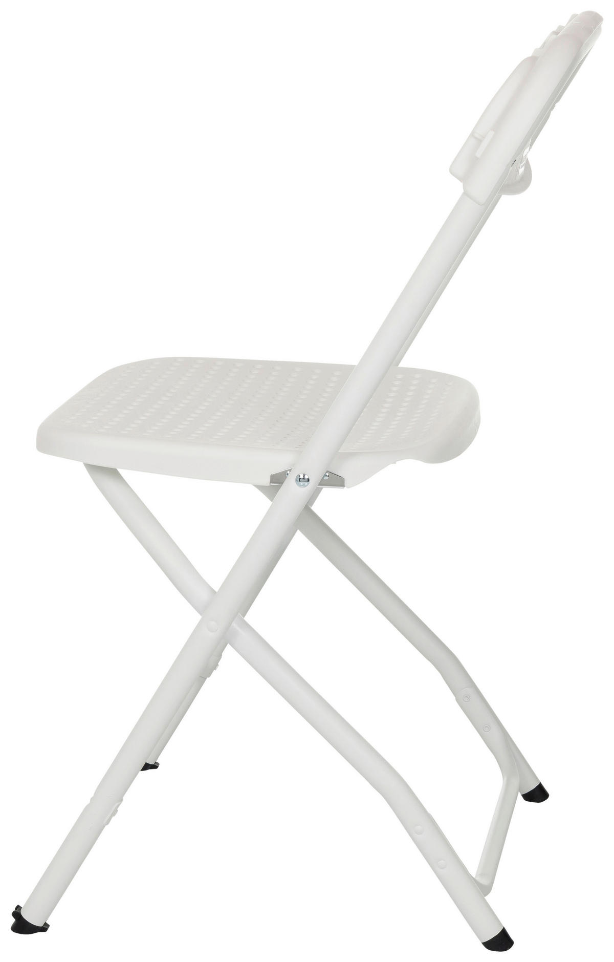 SKLÁDACÍ ŽIDLE, bílá - bílá, Moderní, kov/plast (51/80/52cm) - MID.YOU