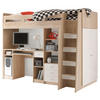 HOCHBETT 90/200 cm Weiß, Eichefarben Weiß, Eichefarben  - Eichefarben/Weiß, MODERN, Holzwerkstoff (90/200cm) - MID.YOU