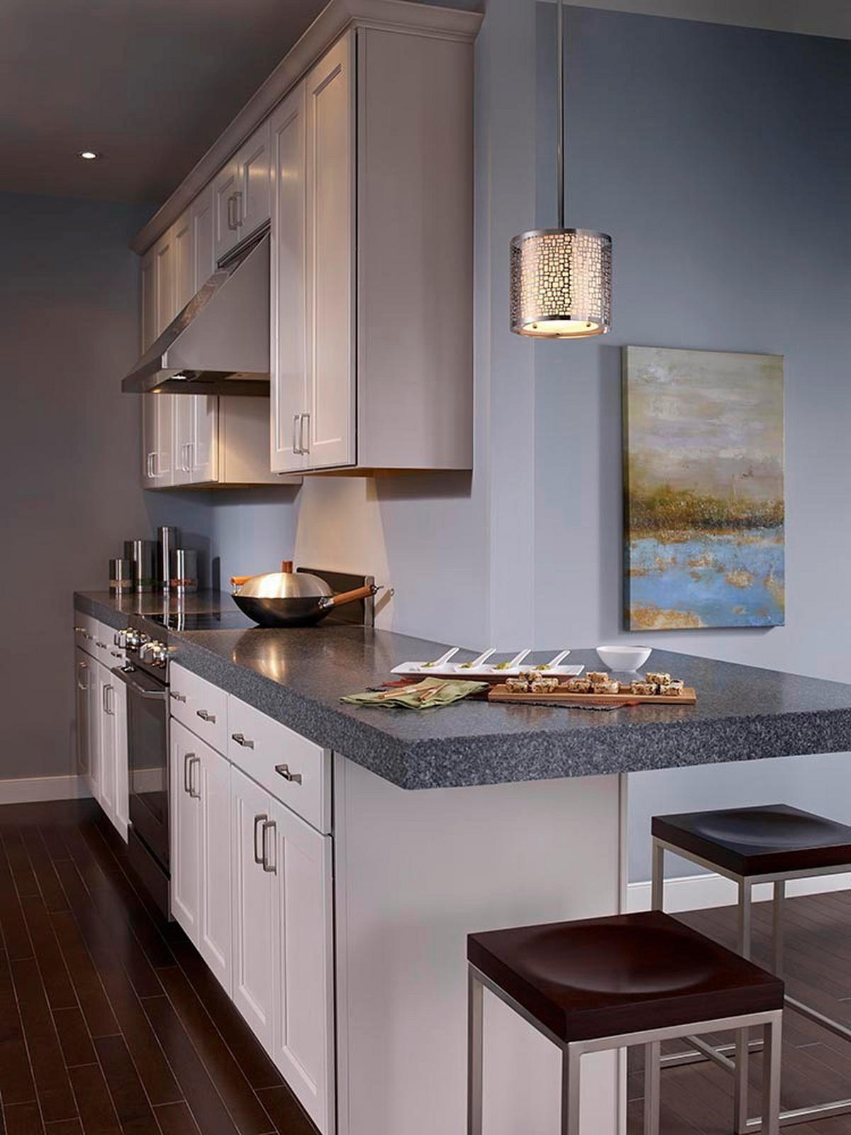 HÄNGLAMPA Elstead Joplin 20.3/24.1 cm  - kromfärg, Design, metall (20.3/24.1cm) - Elstead Lighting