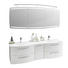BADEZIMMER Weiß - Weiß, Design (180cm) - Sadena
