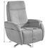 RELAXSESSEL in Textil Taupe - Taupe/Chromfarben, KONVENTIONELL, Textil/Metall (68/110/88cm) - Beldomo System RELAXSESSEL in Textil Taupe - Taupe/Chromfarben, KONVENTIONELL, Textil/Metall (68/110/88cm) - Beldomo System