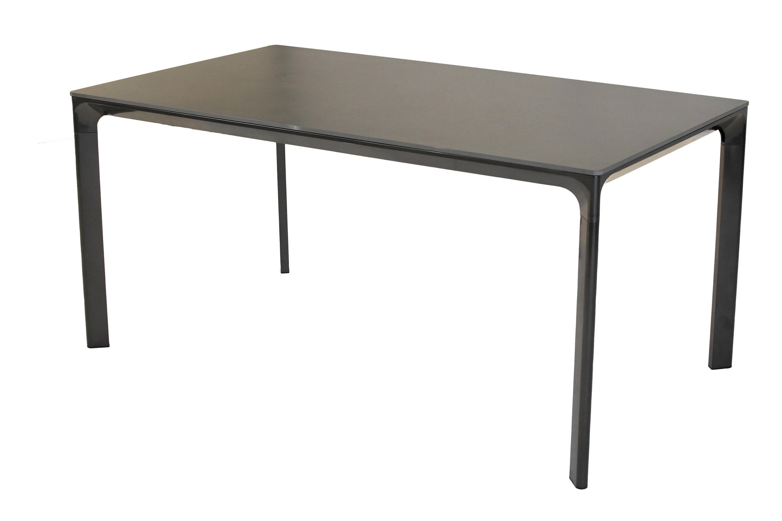 Gardenson Gartentisch Graphit 90x75x160 cm