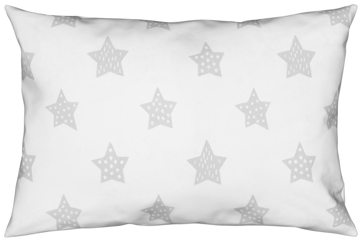 BABYBETTWÄSCHE 100/135 cm  - Weiß/Grau, Basics, Textil (100/135cm) - My Baby Lou