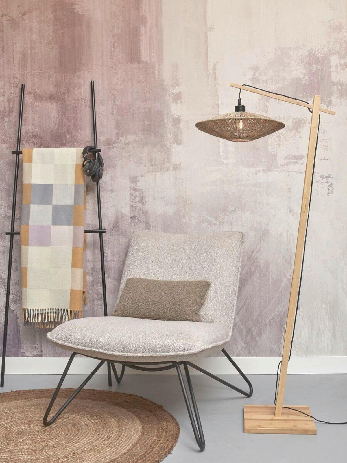 STEHLEUCHTE 62/40/150 cm    - Naturfarben, Trend (62/40/150cm) - Good & Mojo