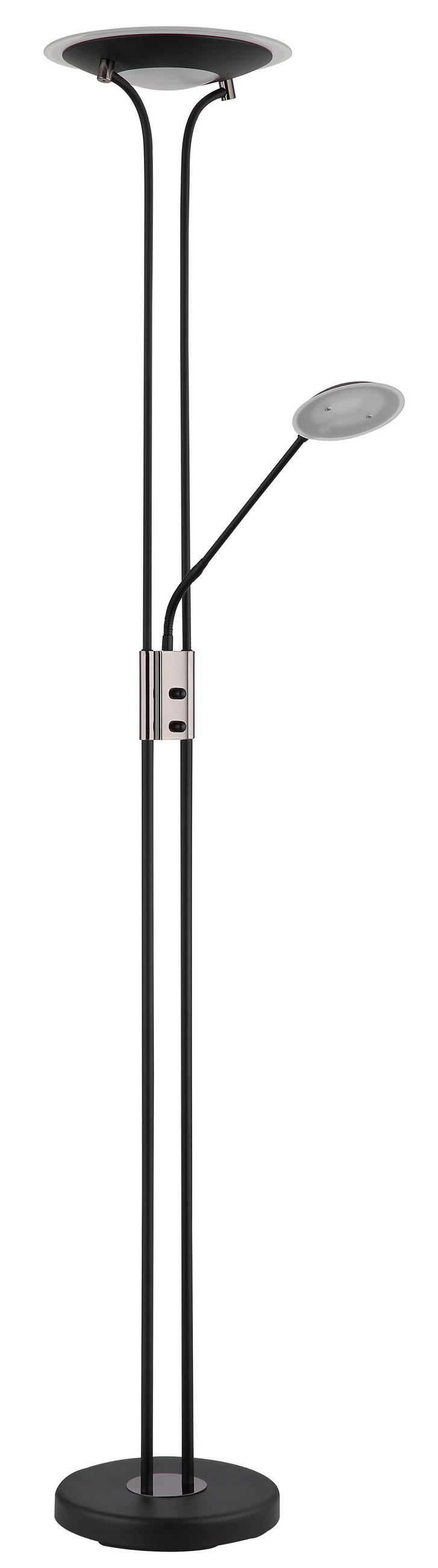 LED-UPLIGHT TAMIKA 30/180 cm    - klar/kromfärg, Klassisk, metall/glas (30/180cm) - Globo