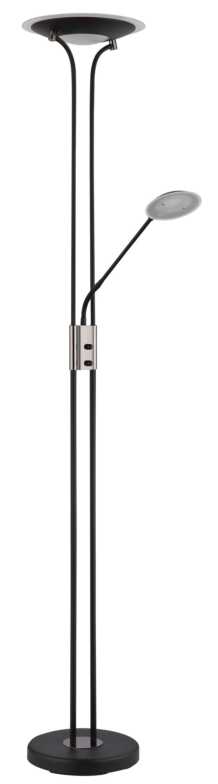 LED-UPLIGHT TAMIKA 30/180 cm    - klar/kromfärg, Klassisk, metall/glas (30/180cm) - Globo