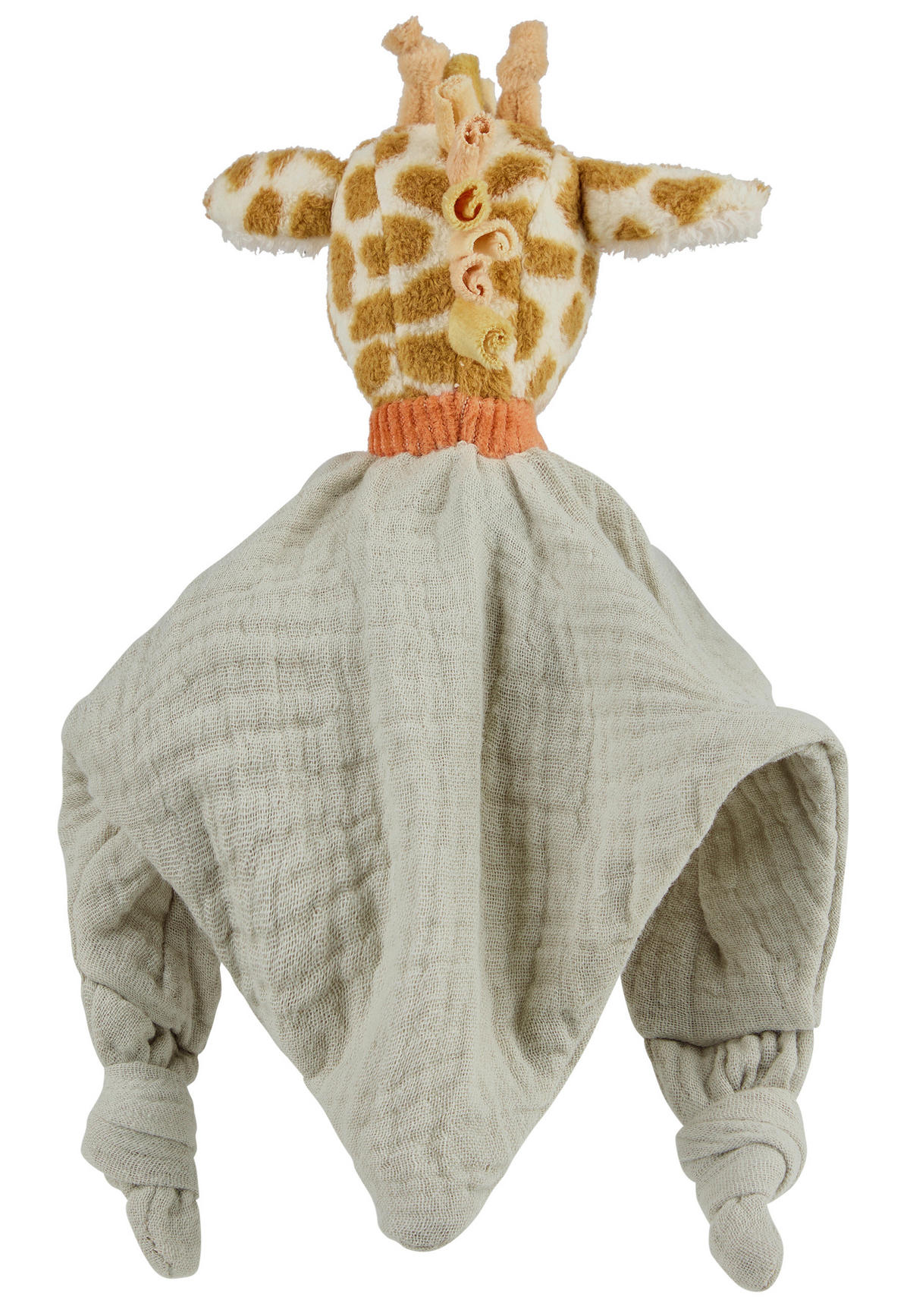 SCHMUSETUCH Giraffe Kaya  - Salbeigrün, Basics, Textil (26/5/7cm) - Sterntaler