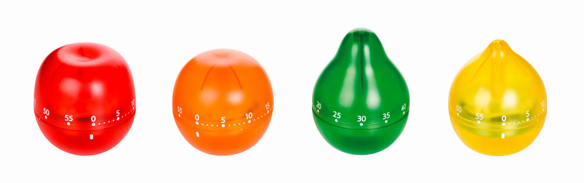 KUCHYŇSKÁ MINUTKA - oranžová/zelená, Design, plast (15/10/7cm) - Tescoma