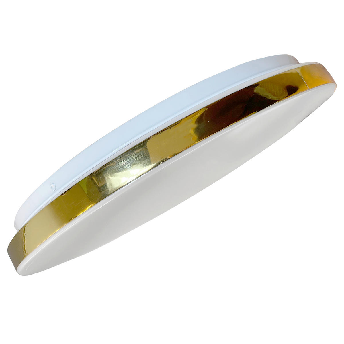 LED-DECKENLEUCHTE Babilon  6.5/38/38 cm  - Goldfarben, Design, Kunststoff (6.5/38/38cm)