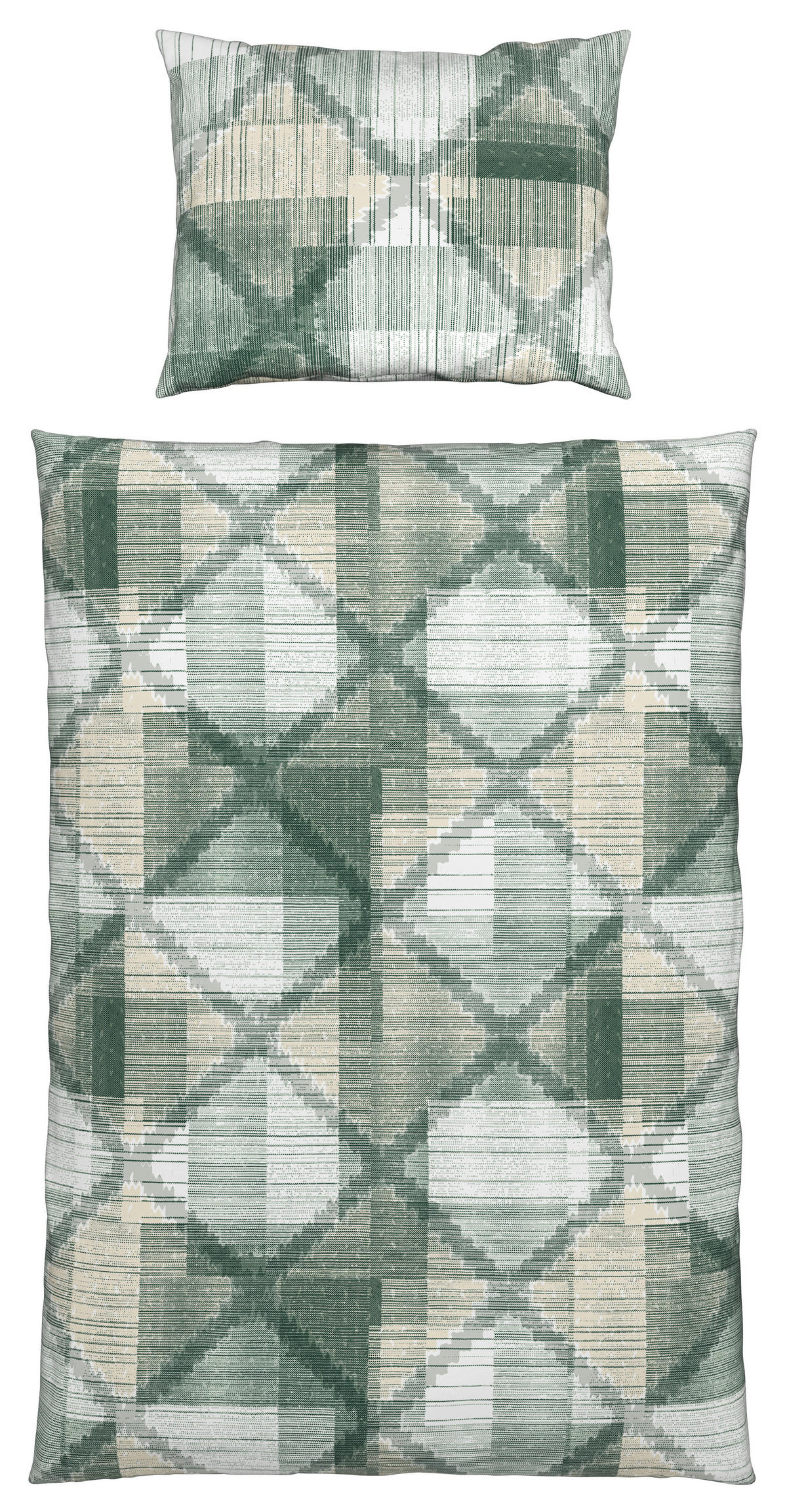 POSTELJINA JAN 140/200 cm flanel zelena  - zelena, Konvencionalno, tekstil (140/200cm) - Esposa
