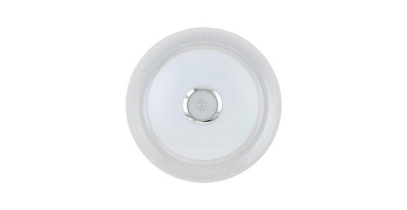 LED-DECKENLEUCHTE 38/8 cm - Chromfarben/Weiß, Trend, Kunststoff/Metall (38/8cm) - Novel