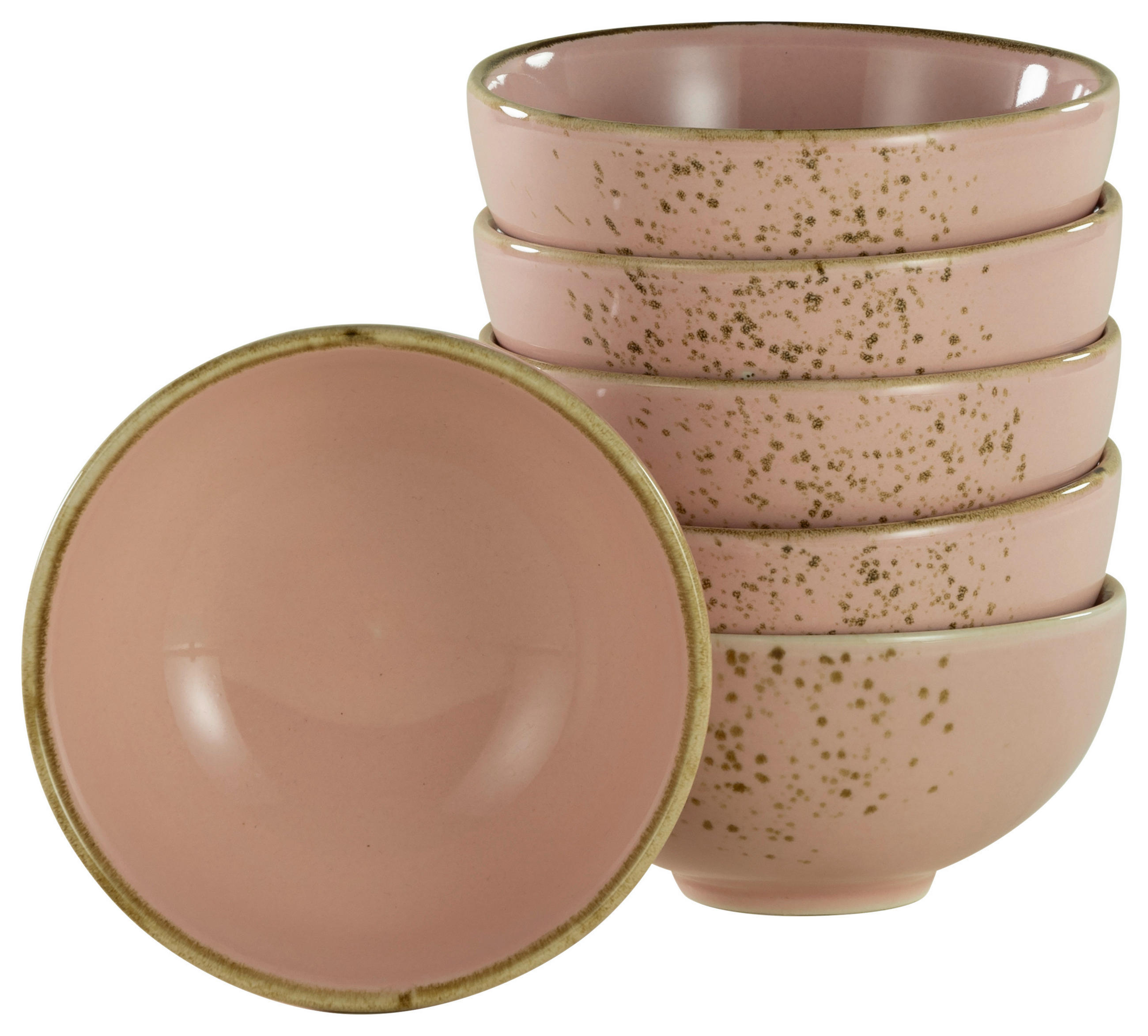 DIPSCHALENSET Keramik Steinzeug  - Hellrosa, Trend, Keramik (11,5cm) - Creatable