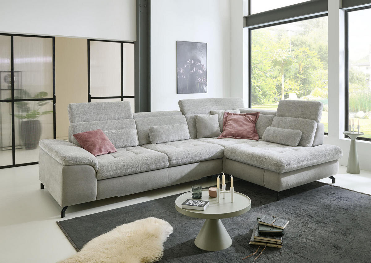 UGAONA GARNITURA siva  - siva/bež, Moderno, tekstil - Beldomo Comfort