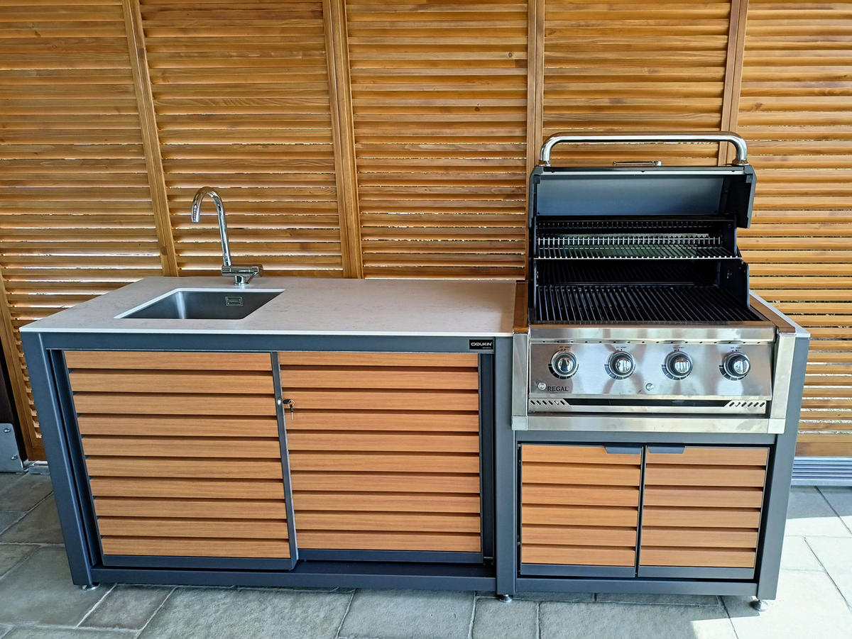 PLINSKI ŽAR  REGAL - srebrne barve/črna, Basics, kovina (78,9/59/61cm) - Broil King