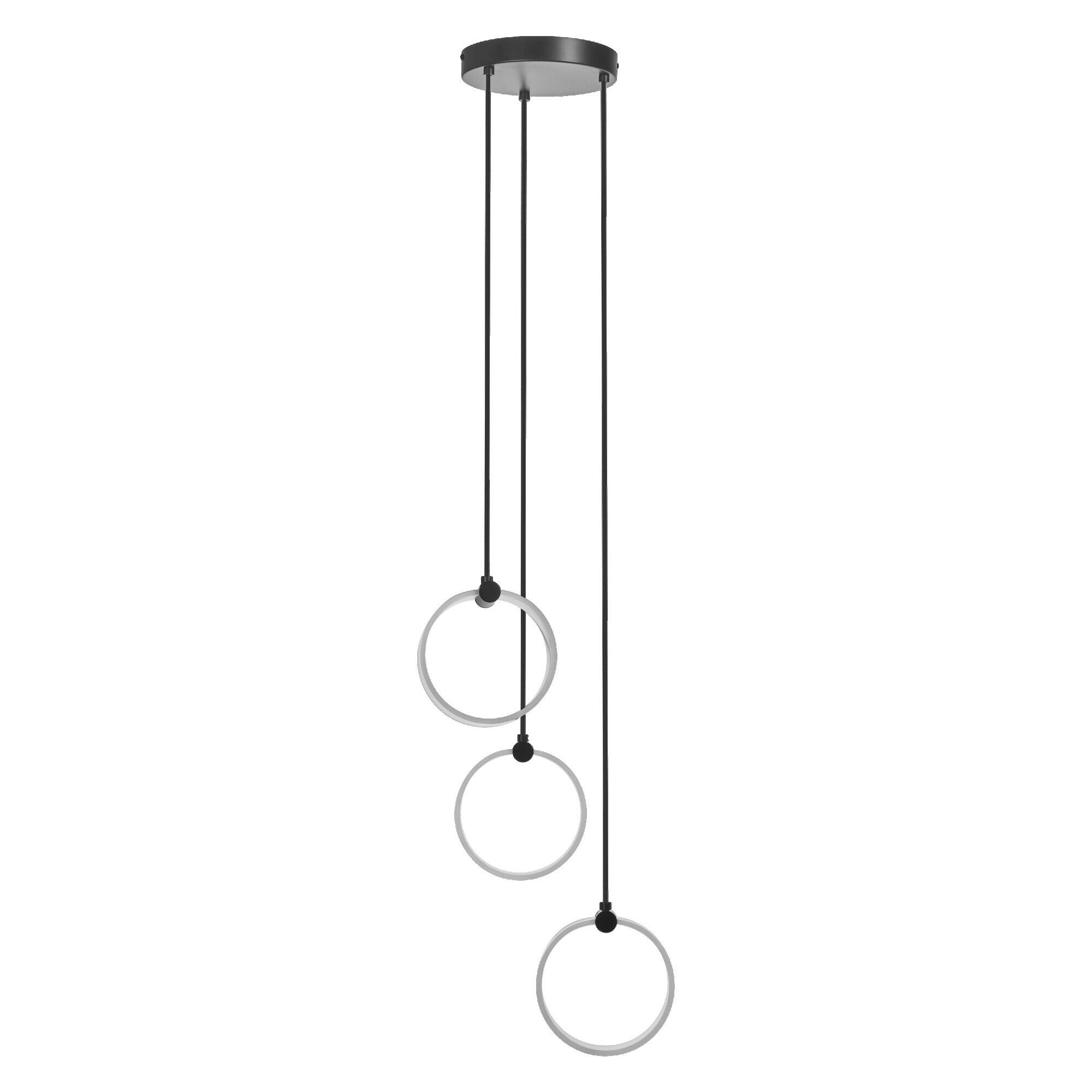 LED-PENDELLEUCHTE 28/20/121 cm   - Schwarz, Design, Kunststoff (28/20/121cm) - Ledvance