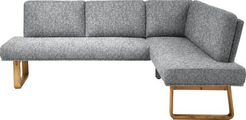 ECKBANK 240/174 cm  in Grau, Eichefarben  - Eichefarben/Grau, Design, Holz/Textil (240/174cm) - Dieter Knoll
